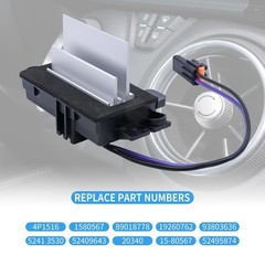 AC Blower Motor Resistor Control Module,Replace 15-80567 89018778 52495874 4P151