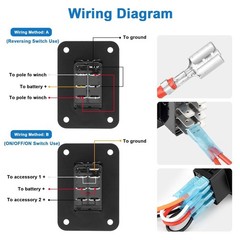 2PCS Up Down Momentary Toggle Switch 12V 24V for RVs and Boats – Easy Install