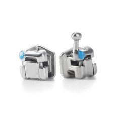AZDENT Dental Orthodontic Brackets Brace Self-Ligating MBT/Roth.022 3-4-5 Hooks