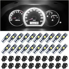 3030-3SMD LED Bulb for Car Dashboard Instrument Cluster Panel Gau Color: White