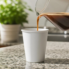 Coffee Cups, 100 Count 12 Oz Paper Cups, Disposable Cups for Hot and Cold, Dispo
