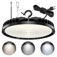 240W LED UFO High Bay Light 3000K 4000K 5000K Adjustable 33,600LM AC100-277V