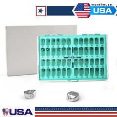 Kids Crown Stainless Steel Molar Crown 48 SIZES BRAND NEW !!!