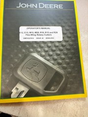John Deere Operators Manual E12 E15 M15 M20 R10 R15 R20 Flex-wing Rotary Cutters