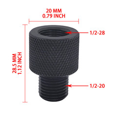 Female 1/2-20 Unf to Male 1/2-28 Unef or Male 1/2-20 to Female 1/2-28 Adapter