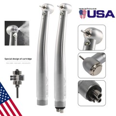 US Dental Fiber Optic LED E-generator high speed handpiece 4HOLES/2HOLES