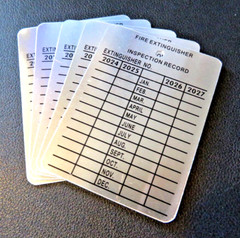 ✅🔥🧯50-METAL FIRE EXTINGUISHER 4-YEAR INSPECTION TAGS 2024-2025-2026-2026🚒