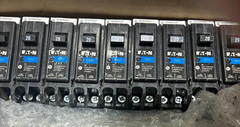 10 PCS Eaton BRP120DF 20A 1 Pole Dual Function Circuit Breaker AFCI GFCI