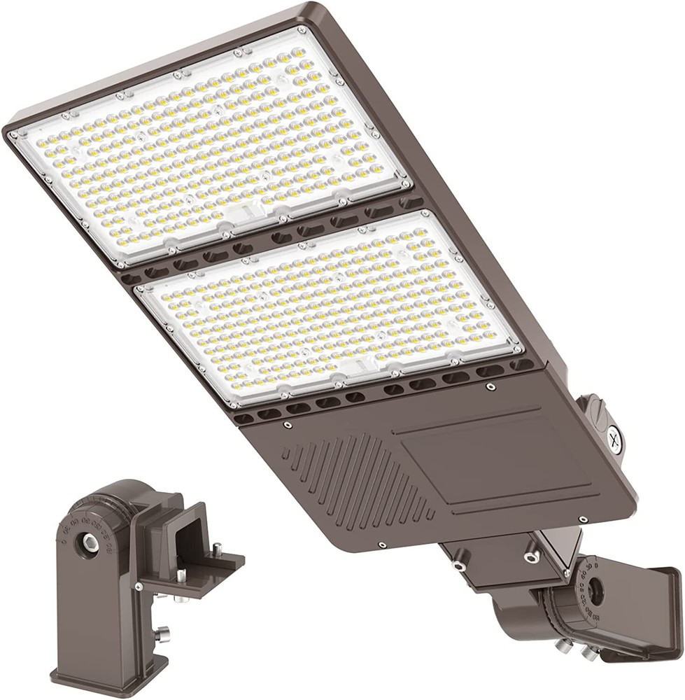 Outdoor Commercial LED Parking Lot Light 320W Shoebox Street Pole Light fixture