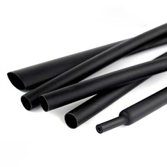2:1 3:1 4:1 Heat Shrink Tubing / Sleeve Ø 0.6 – 210 mm Black Heat Shrink Tubing