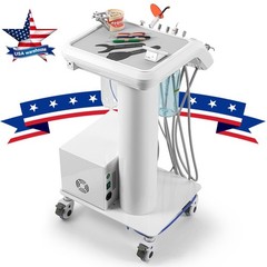AZDENT Portable Dental Delivery Unit with Air Compressor Syringe Suction 4Holes