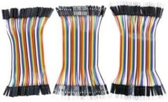 Multicolored Breadboard Jumper Wire Dupont Wire 40pin3 M F Size: 15 cm(5.9 in)
