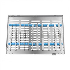 135°C Autoclavable Dental Sterilization Cassette Rack Box for 20 Grid Instrument