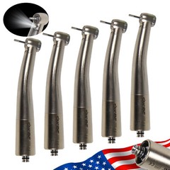 1-5*Dental Fiber Optic LED High Speed Handpiece fit NSK 6Hole Coupler SANDENT sa
