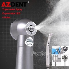 NSK Style Dental Fiber Optic LED EGenerator High Speed Handpiece Turbine 4 Hole