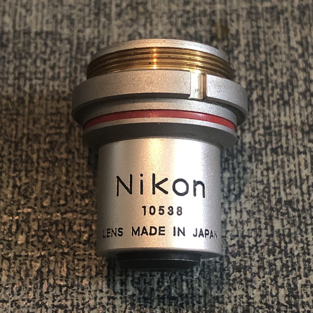 Nikon 4X / 0.1 N.A. 160mm TL Microscope Objective