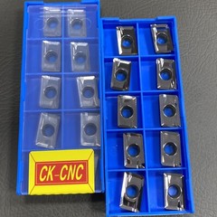 50 pieces APKT1604PDFR-MA3 N01 Carbide milling insert for aluminum R0.8