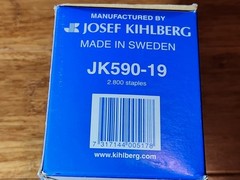 JOSEF KIHLBERG JK590-19 3/4” Coppered Staple Box Of 2800 Staples