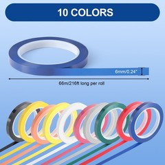 Dental Instruments Identification Tape Autoclavable 0.24″ 0.40″Width 10 Colors