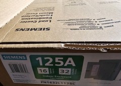 Siemens PN Series 125A 16-Space 32-Circuit Main Lug Load Center Panel