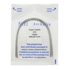 100PCS Dental Orthodontic Niti Arch Wire Rectangular Round Natural Upper Lower
