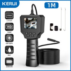 1080P HD LED Handheld Industrial Endoscope 8mm Borescope Inspection Snake Camera
