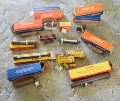 NOS Vintage Resistor Lot Sprague Ohmite IRC 17 Pieces HAM RADIO ELECTRONIC PARTS