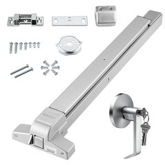 VEVOR Push Bar Door Locks Carbon Steel Panic Bars for Exit Doors Exterior Lever