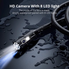 Industrial Endoscope Camera 1080P HD 4.3” Screen Borescope Inspection Camera US