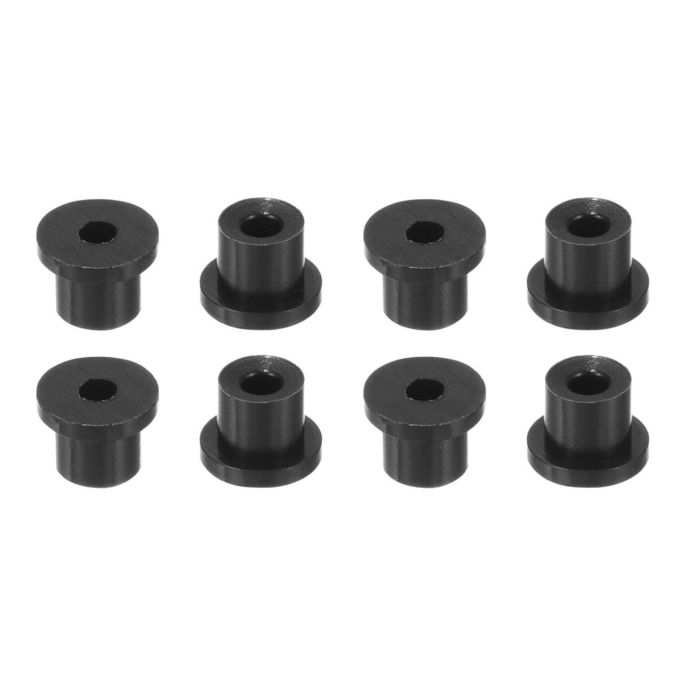 36Pack Rubber Grommets 1/8″ Drill Hole 1/16″ ID Top Hat Hole Plug Grommet