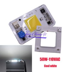 50W white 6000K LED light Engine 110V 220V built-in driver High Power COB led