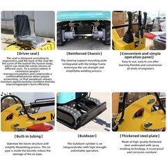 Virginia Local Pick up 1 Ton Mini Excavator 13.5HP Mini Digger Crawler USA Stock