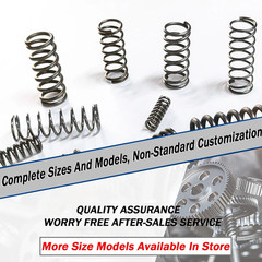 10Pcs/Lot 0.2Mm 0.3Mm 0.4Mm Micro Small Compression Spring OD 2/3/4/5/6/7/8/9/10