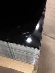 24″ x 96″ Black Aluminum Flat Sheet .030″ Thick, Painted