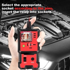 12V Automotive Relay Tester 4/5 Pin LED Car Diagnostic Relay Testing Tool