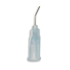 Dynarex Pre-Bent Flow Tips – 25G Etch tips, Blue 2500/Case