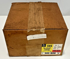 505-BOD – ALLEN-BRADLEY REVERSING MOTOR STARTER, SIZE 1,SERIES C, 120V COIL- NEW