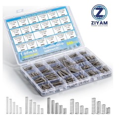 380PCS Stainless Steel Compression Springs Assortment Kit – Small & Tiny Springs