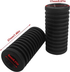 Universal Motorcycle Gear Shifter Rubber Cover & Kick Start Pedal Cover, 2-Piece