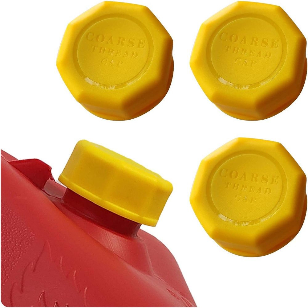 4 Pack Gas Can Cap Replacement High Compatibility, Fits Most 1/2/3/5/10 Gallon G