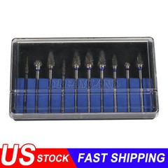 10X Tungsten Carbide Dental Acrylic Bur Drill Coarse Cutter 2.35mm Shank