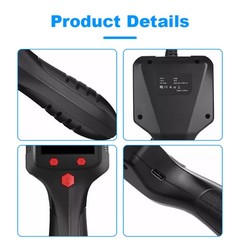 LED Handheld Industrial Borescope Endoscope 2.4″ Inspection Snake Camera 8mm