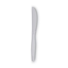 Dixie KM217 Heavy Medium Weight Knives Plastic Cutlery – White (1000/Carton) New