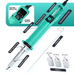 YIHUA 929D-VI 37W Electric Desoldering Pump Solder Sucker Kit Welding Tool