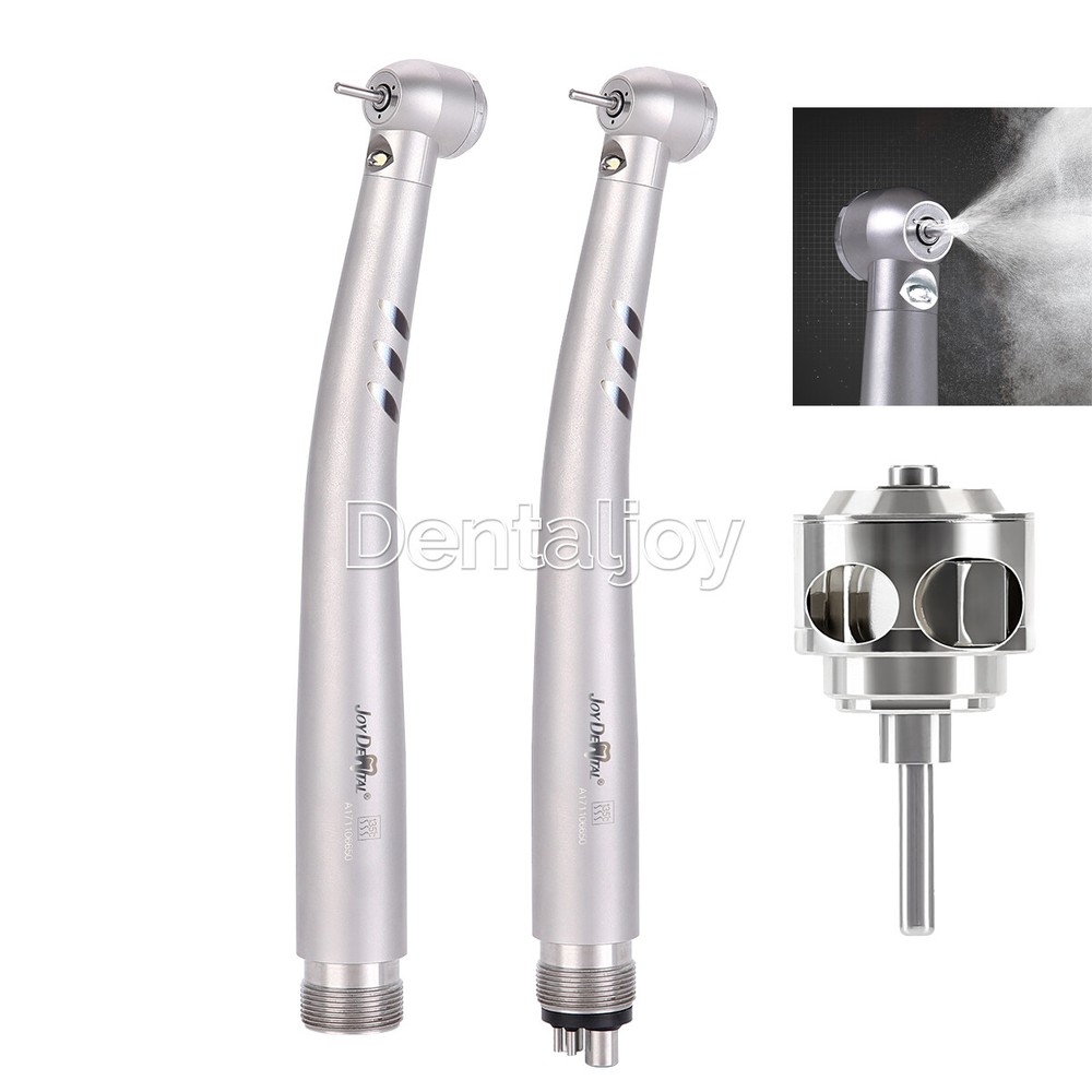 AZDENT Dental High Speed E generator LED Self power Handpiece Torque Head 2/4H