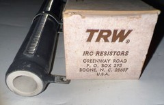 IRC ADJUSTABLE POWER RESISTORS 5 OHMS 100 WATT NEW IN BOX TRW IRC RESISTORS.