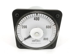 New GE General Electric 50-103131-LSSN7M Type AB40 Ammeter 0-400A 5A Full Scale