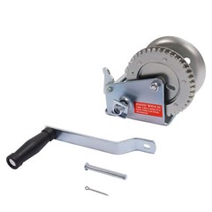 Steel Hand-Crank Marine Winch w/ Ratchet for Boat Trailer 1400LBS Universal ATV
