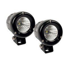 Lightronic Offroad 2.6 Round Motorcycle Led Fog Light Pods 6000K Cool-White