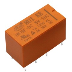 Tnisesm 6pcs Coil DPDT PCB Power Relay DC 5V 8 Pins Mini Power Relay